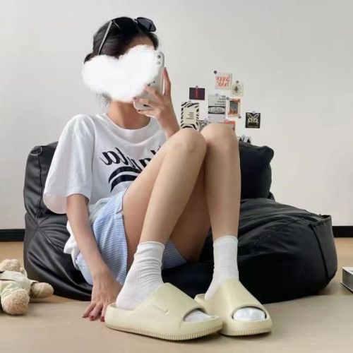 Summer men's and women's slide casual sports beach shoes slippers, cool slippers, high-end flatbed slippers