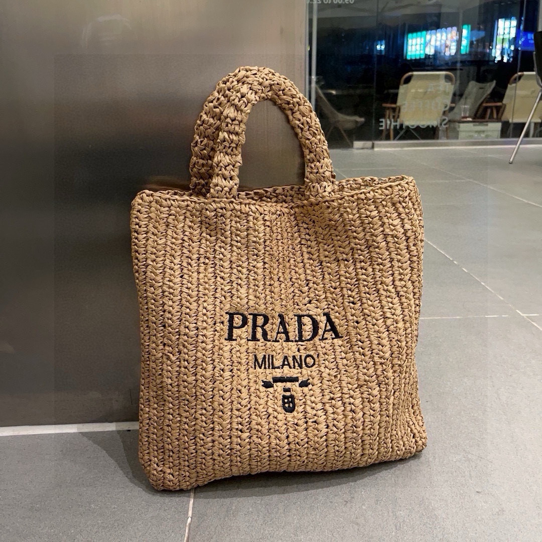 New shopping bag woven straw bag