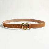 Belt Women's Belt Button PU Belt Fashion Decoration(wide 2.3cm)