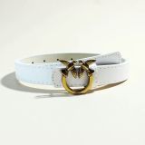 Belt Women's Belt Button PU Belt Fashion Decoration(wide 2.3cm)