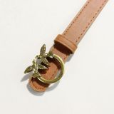 Belt Women's Belt Button PU Belt Fashion Decoration(wide 2.3cm)