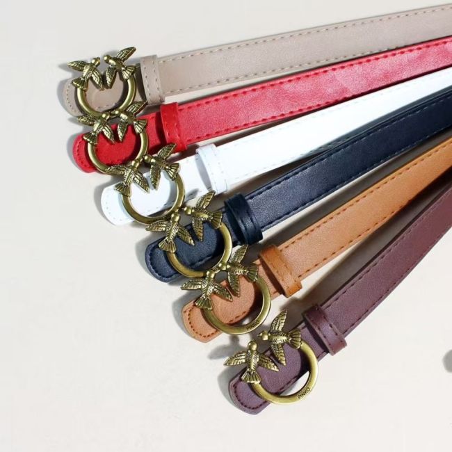 Belt Women's Belt Button PU Belt Fashion Decoration(wide 2.3cm)