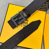 Men's waist belt fashionable decoration double-sided (width 3.8cm)