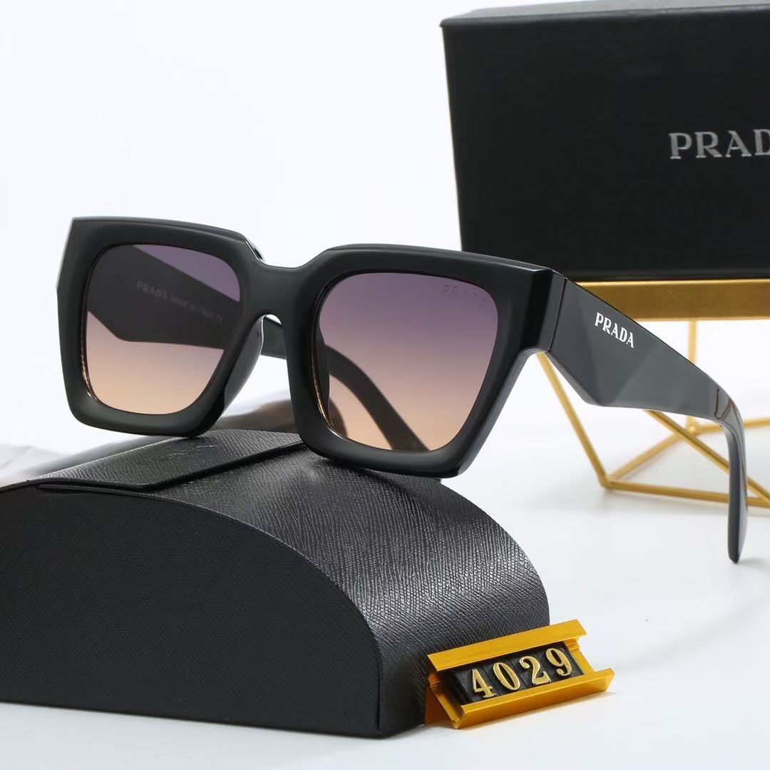 Luxurious sunglasses for women with a sense of luxury and temperament. Large frame UV resistant new trendy letter glasses(HIGH)
