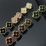 New arrivals with drill mica clover earrings(NO BOX)