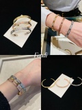 Fashionable F-letter full diamond bracelet