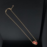 New ladybug necklace