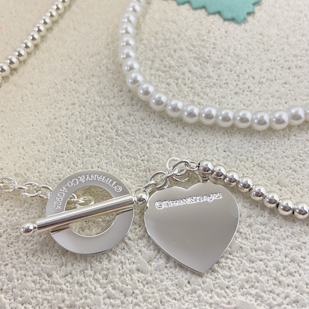New Pearl Love Double Loop Necklace