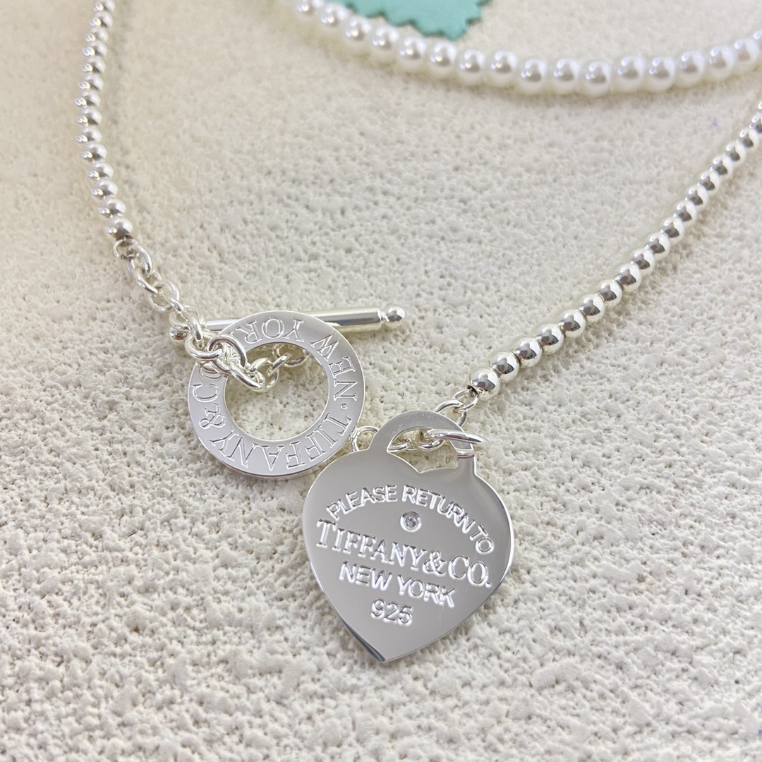 New Pearl Love Double Loop Necklace