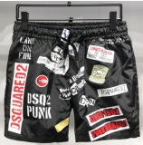 Men's casual swimming shorts, 2-in-1 beach quick drying shorts, summer new street sports plus size shorts