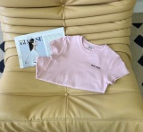 Summer new versatile T-shirt with simple and slim fit letter print