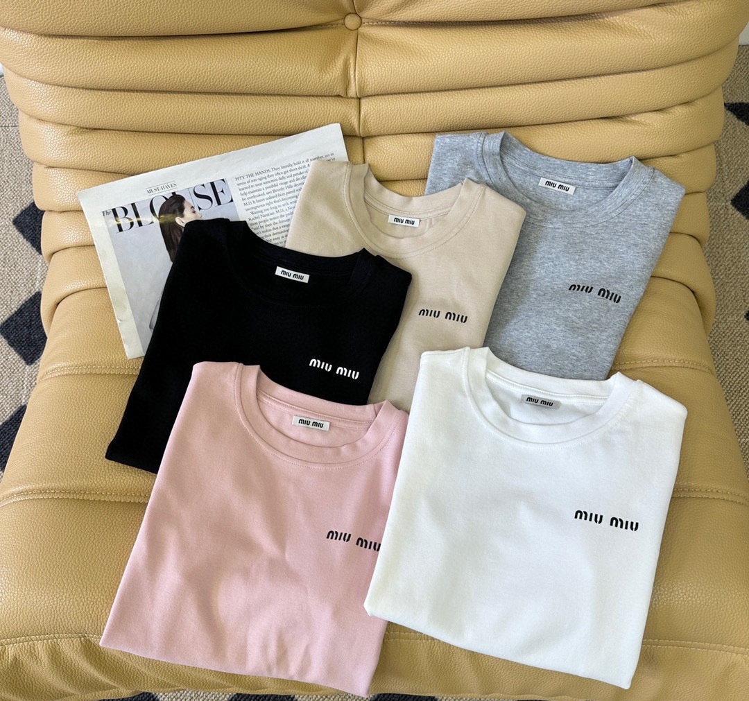 Summer new versatile T-shirt with simple and slim fit letter print