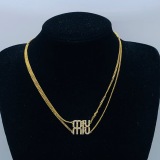 New ladybug necklace