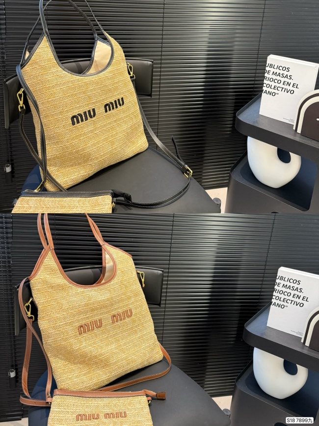 New shopping bag woven straw bag