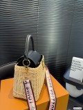 New shopping bag woven straw bag