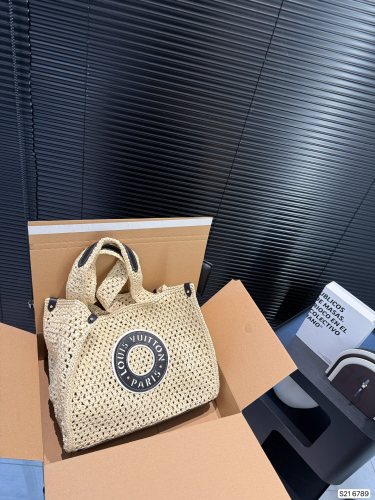 New shopping bag woven straw bag