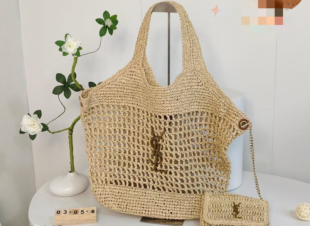 New shopping bag woven straw bag