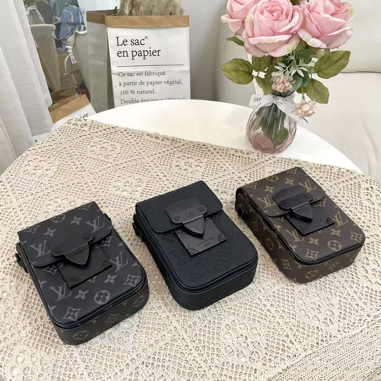 New Men's and Women's Fashion Backpack and Mobile Phone Bag