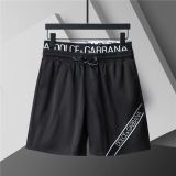 Men's casual swimming shorts, 2-in-1 beach quick drying shorts, summer new street sports plus size shorts