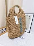 New shopping bag woven straw bag