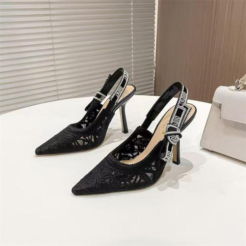 Newly arrived sandals, high heels, lace manufacturing