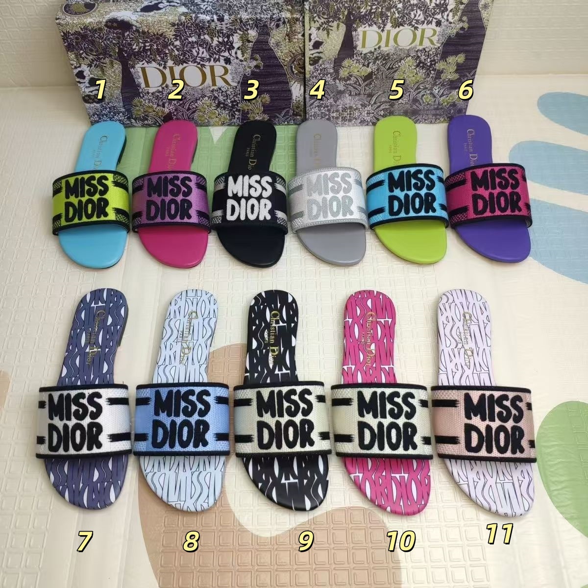 New arrivals of women's slippers(WITHOUT BOX)