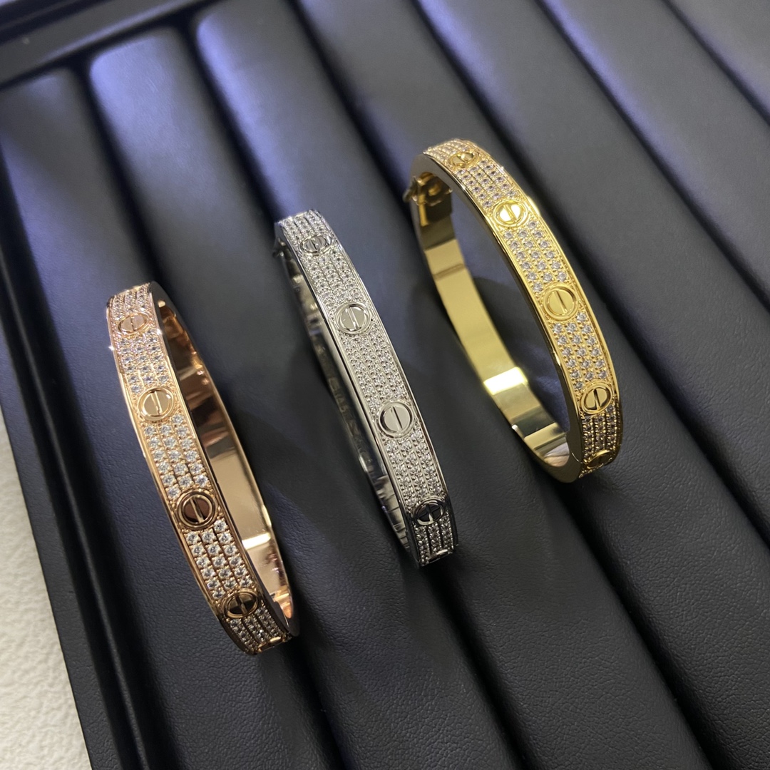 Love Bracelet With Diamonds Fashion Couple Bracelet with Original Box