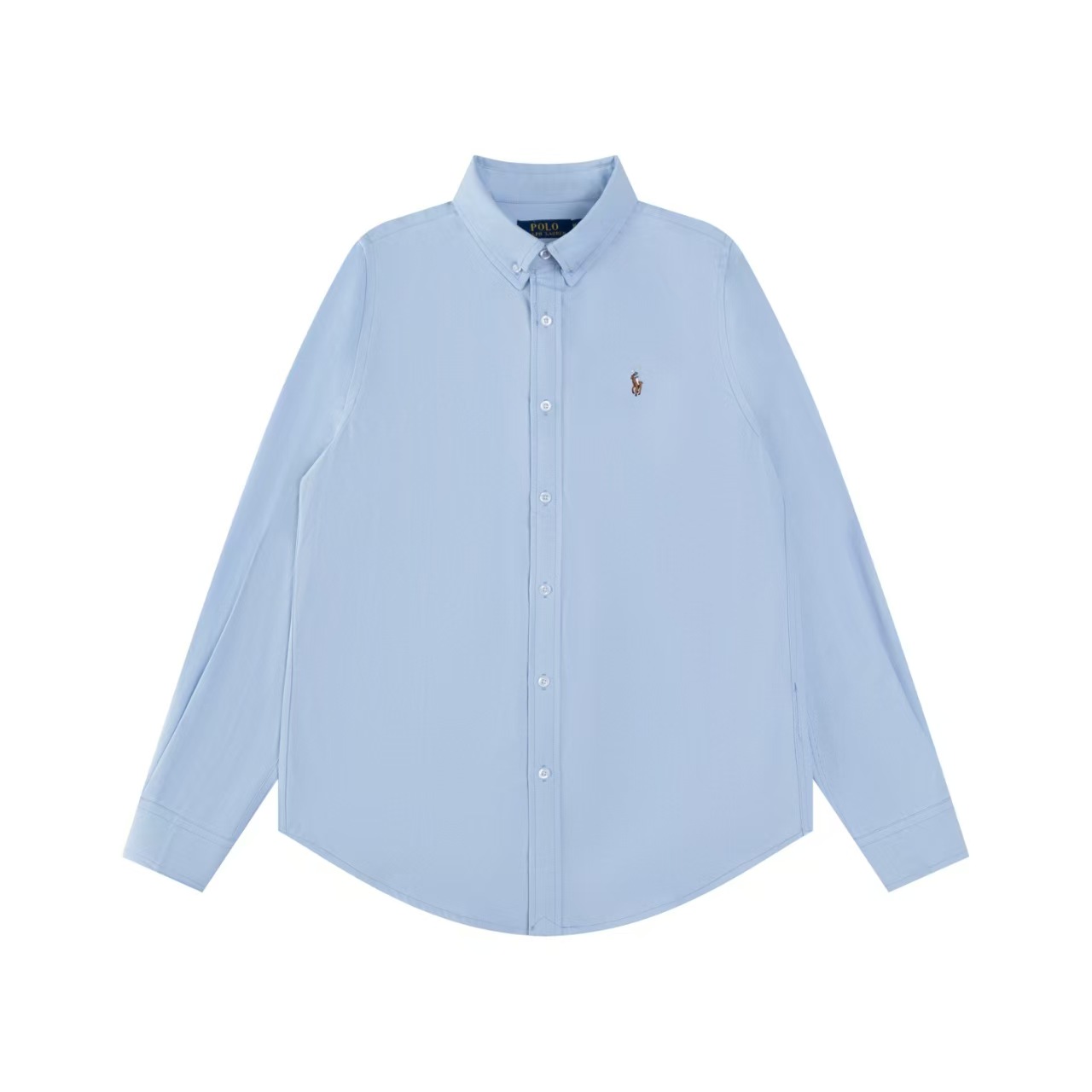Summer new QR code RL pony embroidered Oxford cloth shirt, business men's and women's shirt