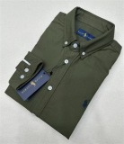 Summer new QR code RL pony embroidered Oxford cloth shirt, business men's and women's shirt