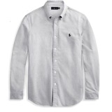 Summer new QR code RL pony embroidered Oxford cloth shirt, business men's and women's shirt
