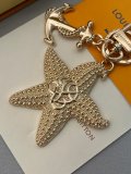 Fashionable starfish keychain
