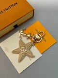 Fashionable starfish keychain