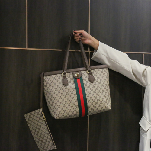 Large Capacity Shoulder Bag Classic G Letter Printed Shoulder Bag Fashion Casual Shopping Bag