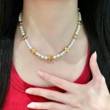 New pearl necklace and bracelets