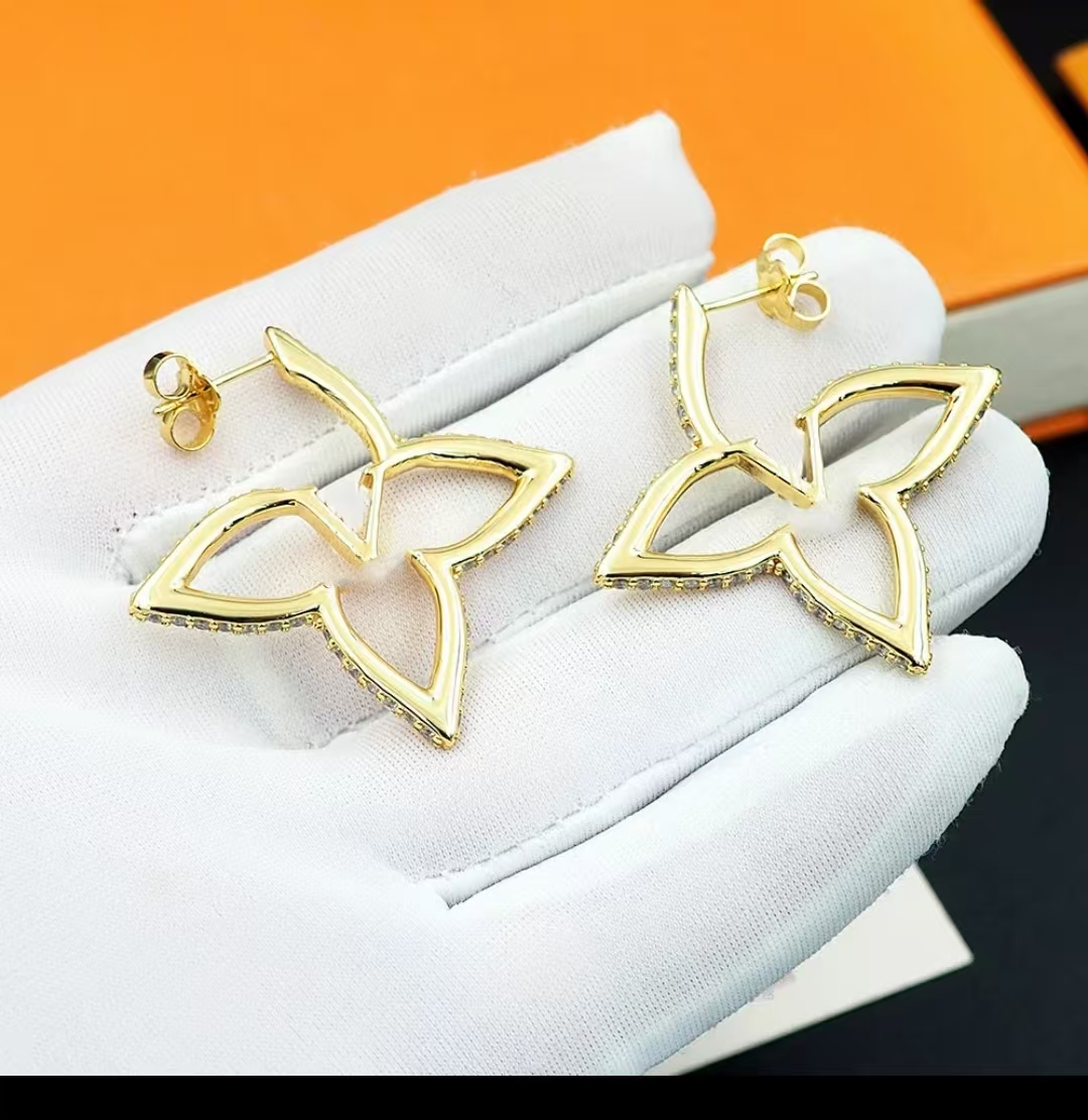 Fashion Luxury Earring Bracelet Set Metal Jewelry Sets For Women
