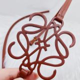 Leather hollow pattern belt