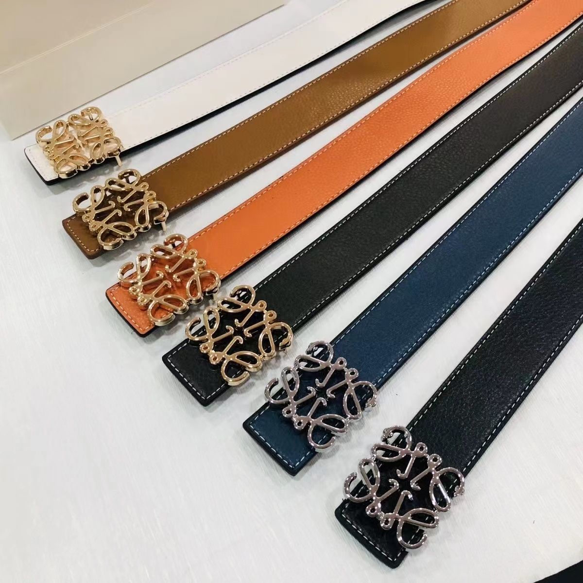 Belt men's Belt Button Belt Fashion Decoration(wide 3.8cm)
