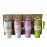 Fashionable multi-color co branded thermos cup