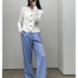 Winter college style slim   long sleeved knitted sweater