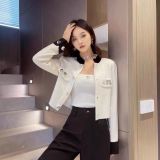 Winter college style slim   long sleeved knitted sweater