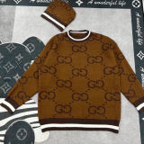 Winter college style slim   long sleeved knitted sweater