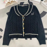 Winter college style slim   long sleeved knitted sweater