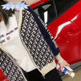 Winter college style slim   long sleeved knitted sweater