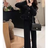 Winter college style slim   long sleeved knitted sweater