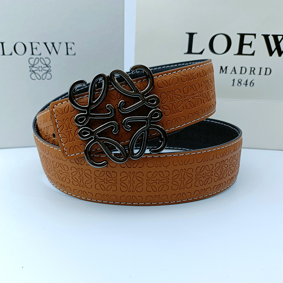 Belt Women's Belt Button Belt Fashion Decoration(wide 3.8cm)