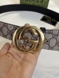Belt men's Belt Button Belt Fashion Decoration(4.0CM)