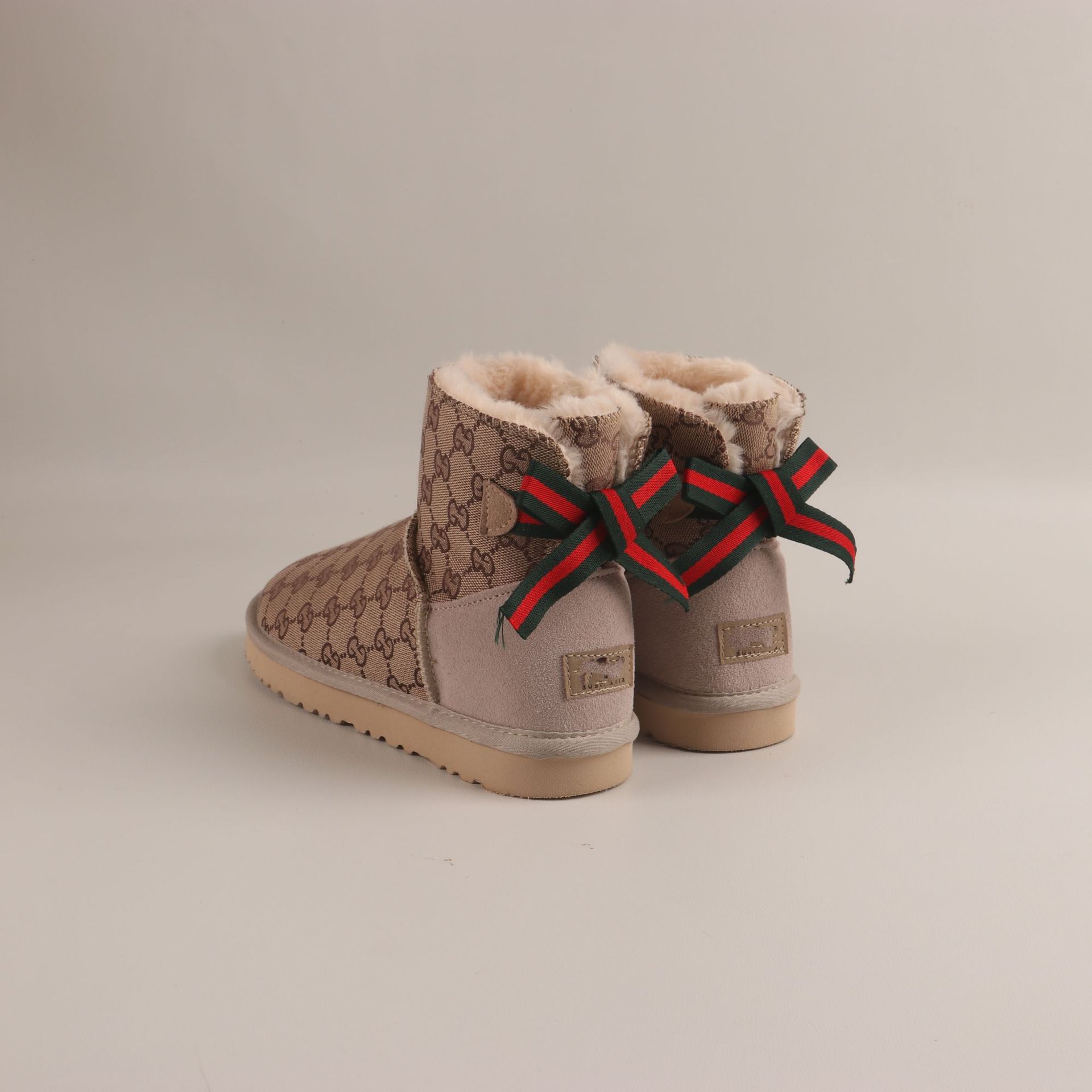 Winter New Retro Style Thick Bottom Fashion Simple Warm Snow Boots Women's Shoes Size 35-44(NO BOX)