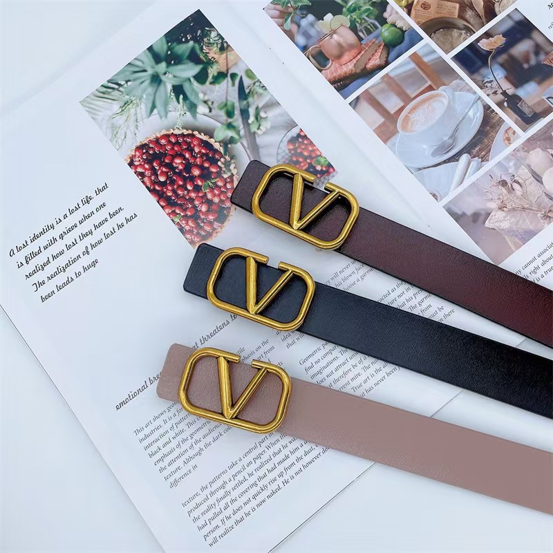 Women's Belt Button Belt Fashion Decoration