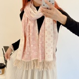 Autumn And Winter New Scarf Gift Style Double-sided Letter Cashmere All-match Warm Shawl