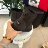 Winter new retro style thick soled fashion simple warm snow boots  kids women's shoes(no box)